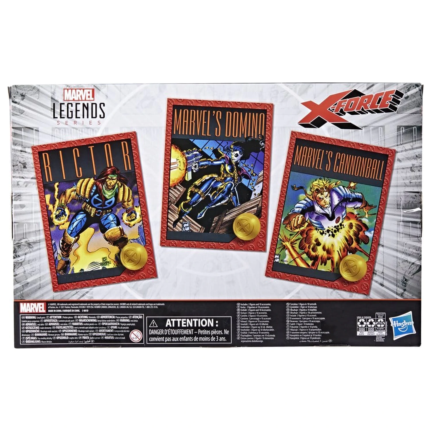 Marvel Legends Actionfiguren 3er-Pack X-Force 15 cm Produktfoto