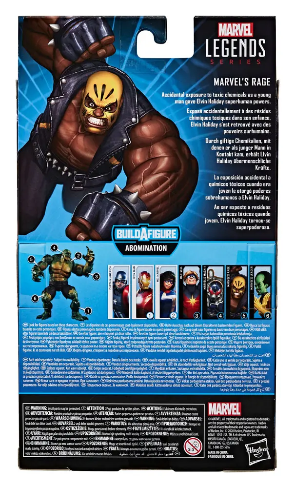 Marvel Legends Actionfigur Abomination BAF: Marvel's Rage 15 cm Produktfoto