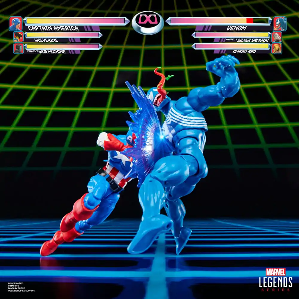 Marvel Legends Gamerverse Action Figur 2er-Pack Captain America vs. Venom 15 cm Produktfoto