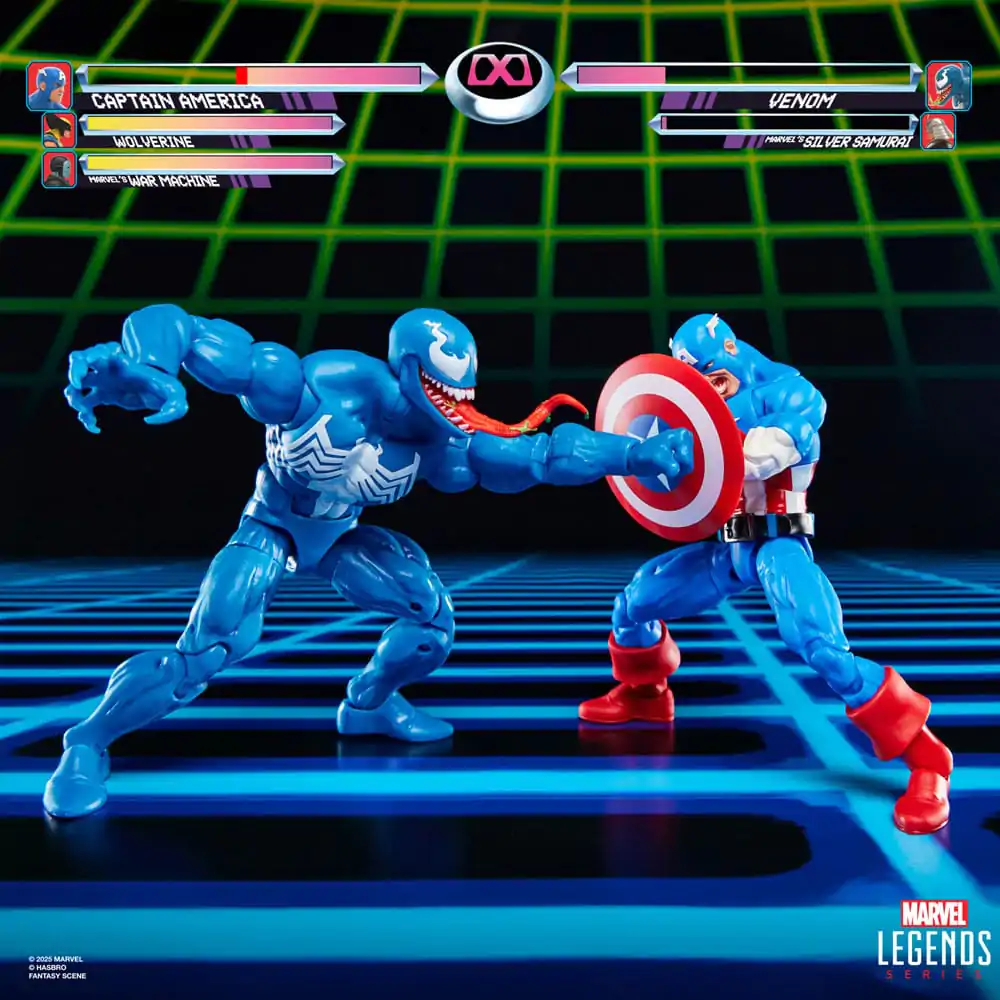 Marvel Legends Gamerverse Action Figur 2er-Pack Captain America vs. Venom 15 cm Produktfoto