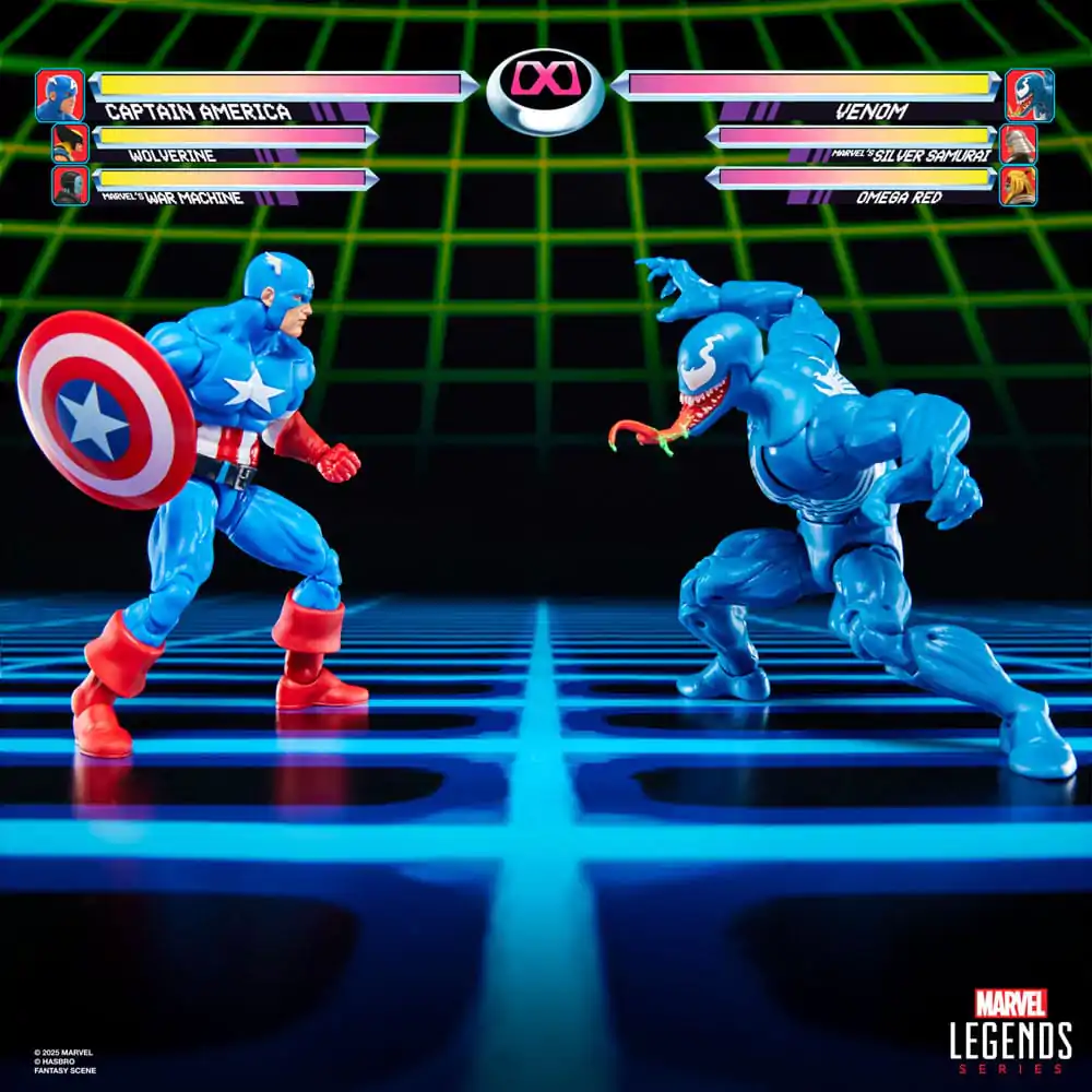 Marvel Legends Gamerverse Action Figur 2er-Pack Captain America vs. Venom 15 cm Produktfoto