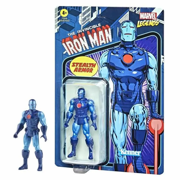 Marvel Legends Iron Man Stealth Armor Figur 9cm Produktfoto