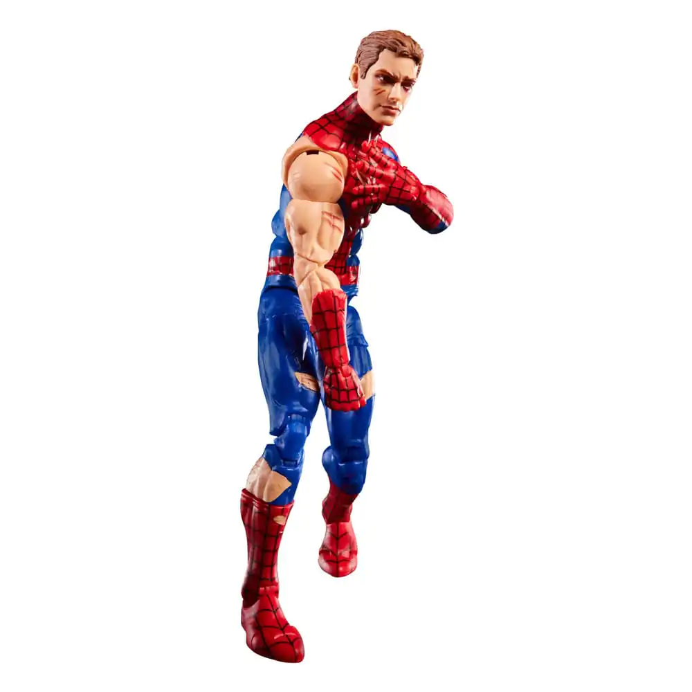 Marvel Legends Magic: The Gathering Action Figur Battle-Damaged Spider-Man (plus Exclusive Folienkarte) 15 cm Produktfoto