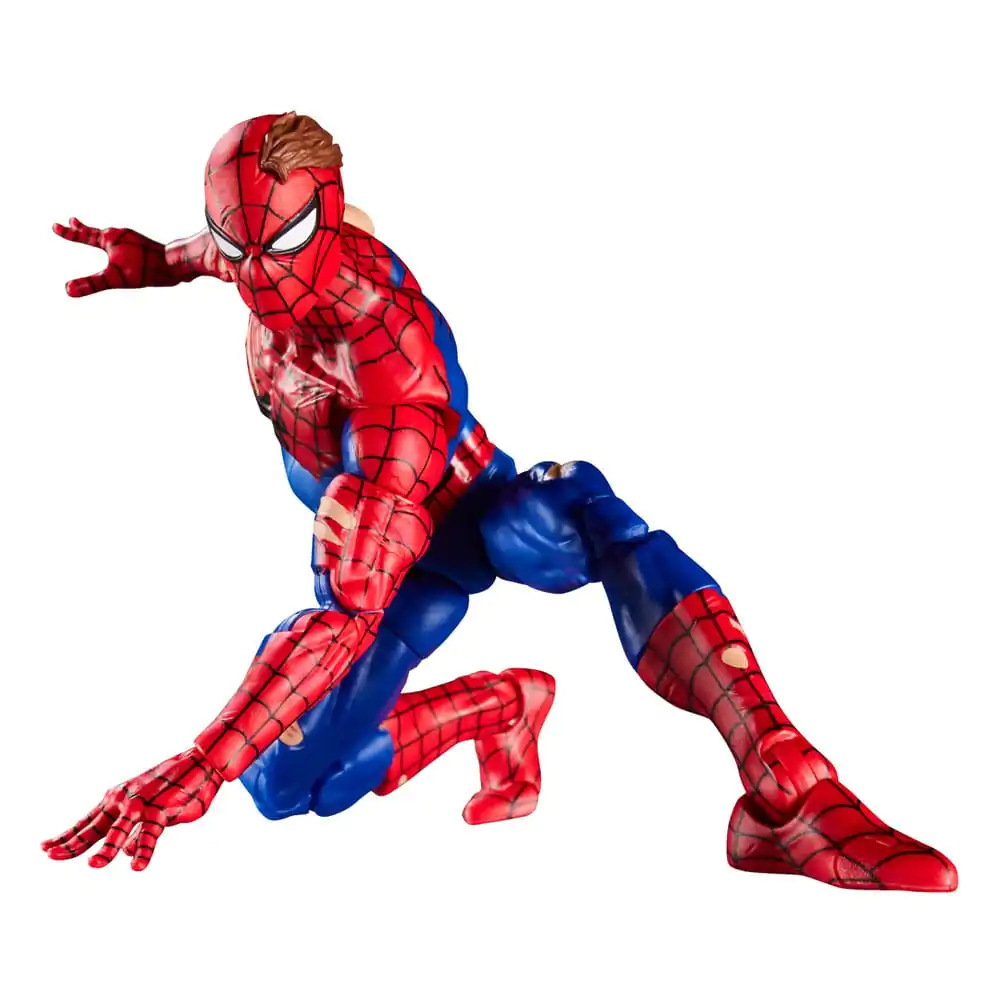 Marvel Legends Magic: The Gathering Action Figur Battle-Damaged Spider-Man (plus Exclusive Folienkarte) 15 cm Produktfoto