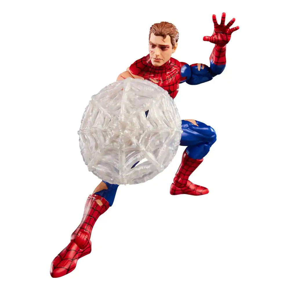 Marvel Legends Magic: The Gathering Action Figur Battle-Damaged Spider-Man (plus Exclusive Folienkarte) 15 cm Produktfoto