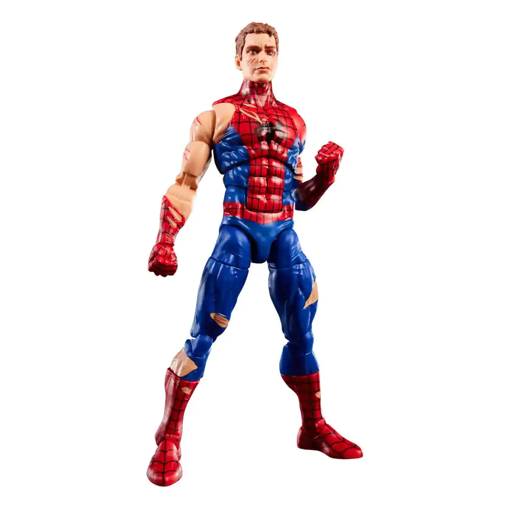 Marvel Legends Magic: The Gathering Action Figur Battle-Damaged Spider-Man (plus Exclusive Folienkarte) 15 cm Produktfoto