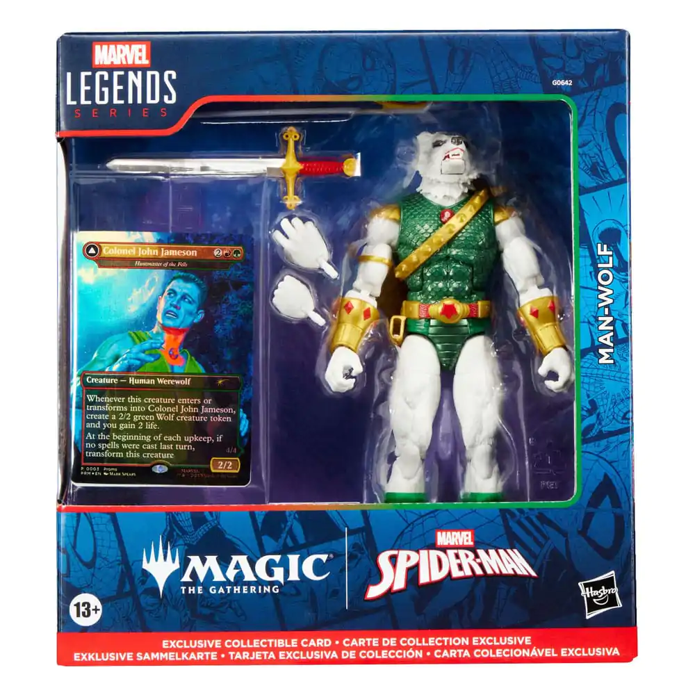 Marvel Legends Magic: The Gathering Action Figur Man-Wolf (plus Exklusive Folienkarte) 15 cm Produktfoto