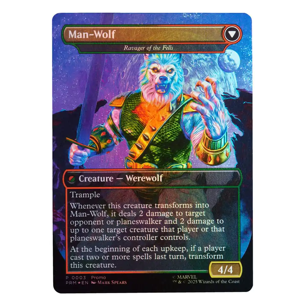 Marvel Legends Magic: The Gathering Action Figur Man-Wolf (plus Exklusive Folienkarte) 15 cm Produktfoto