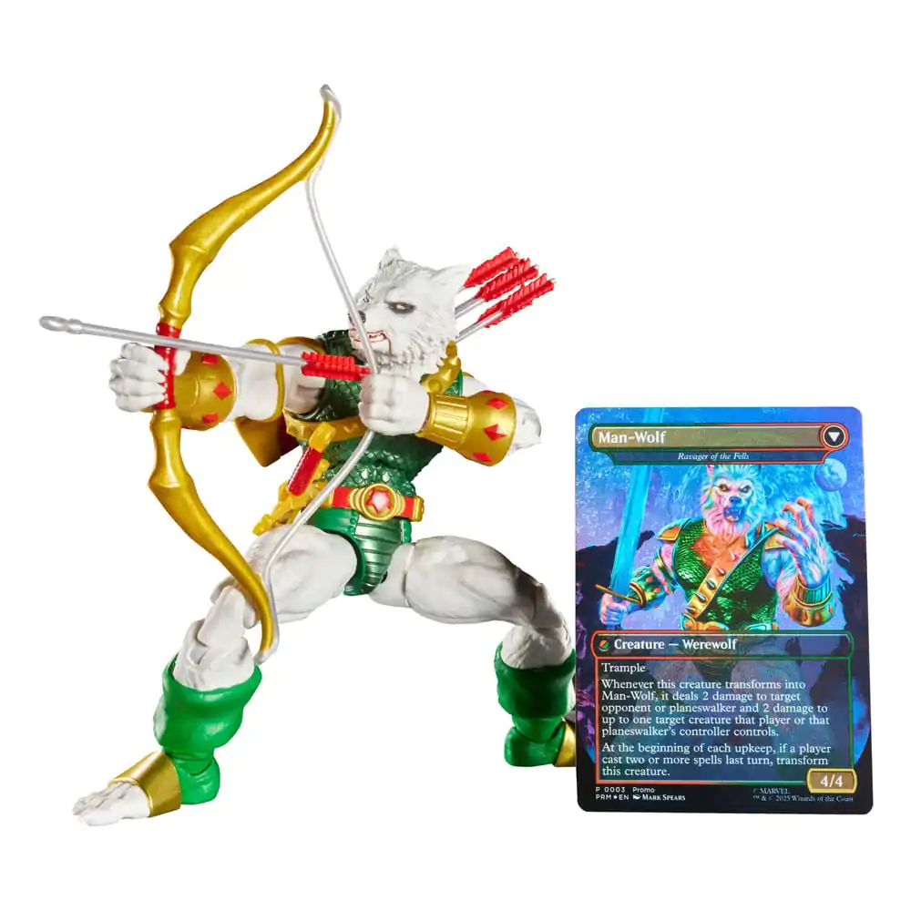Marvel Legends Magic: The Gathering Action Figur Man-Wolf (plus Exklusive Folienkarte) 15 cm Produktfoto