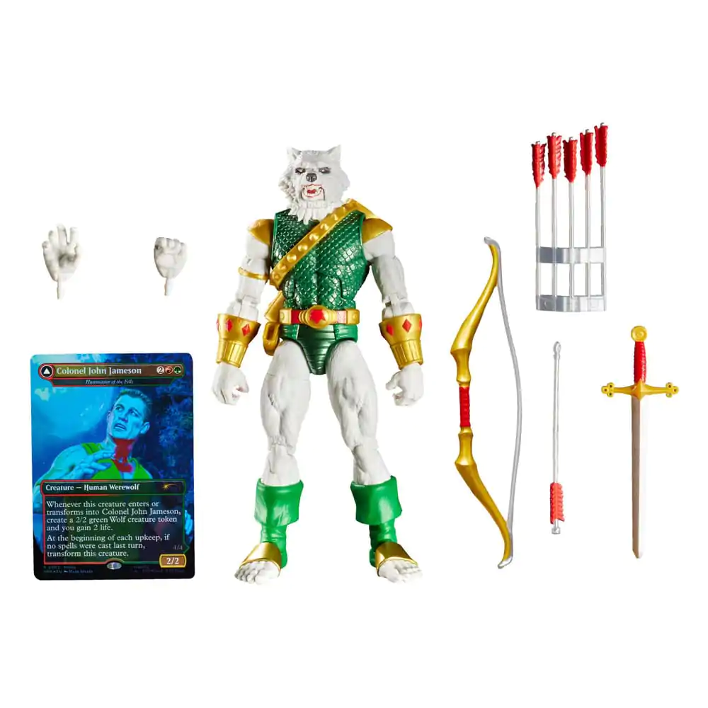 Marvel Legends Magic: The Gathering Action Figur Man-Wolf (plus Exklusive Folienkarte) 15 cm Produktfoto