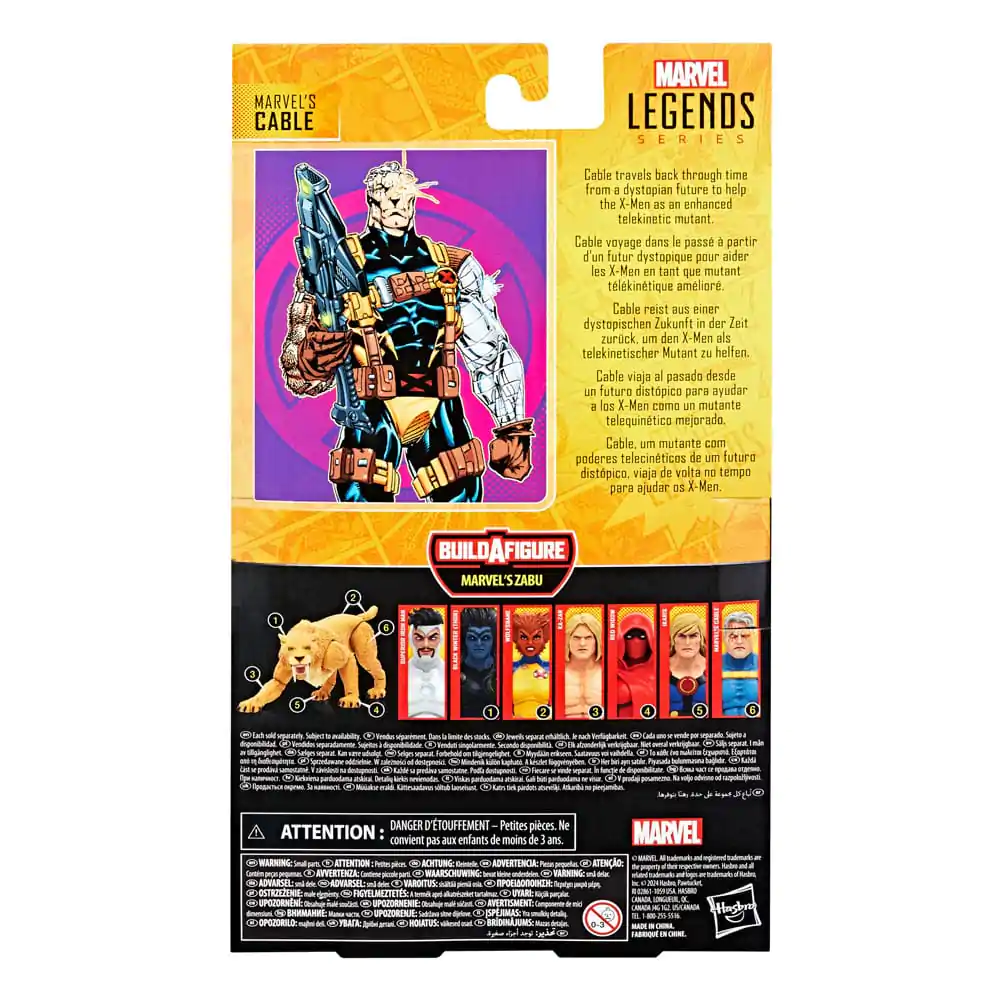 Marvel Legends Actionfigur Marvel's Cable (BAF: Marvel's Zabu) 15 cm Produktfoto