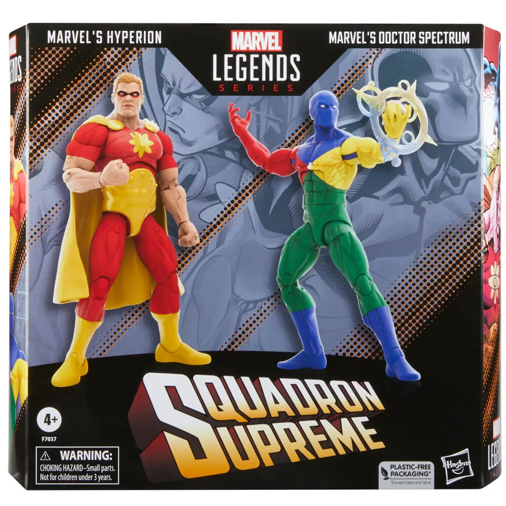 Squadron Supreme Marvel Legends Actionfiguren 2er-Pack Marvel's Hyperion & Marvel's Doctor Spectrum 15 cm Produktfoto