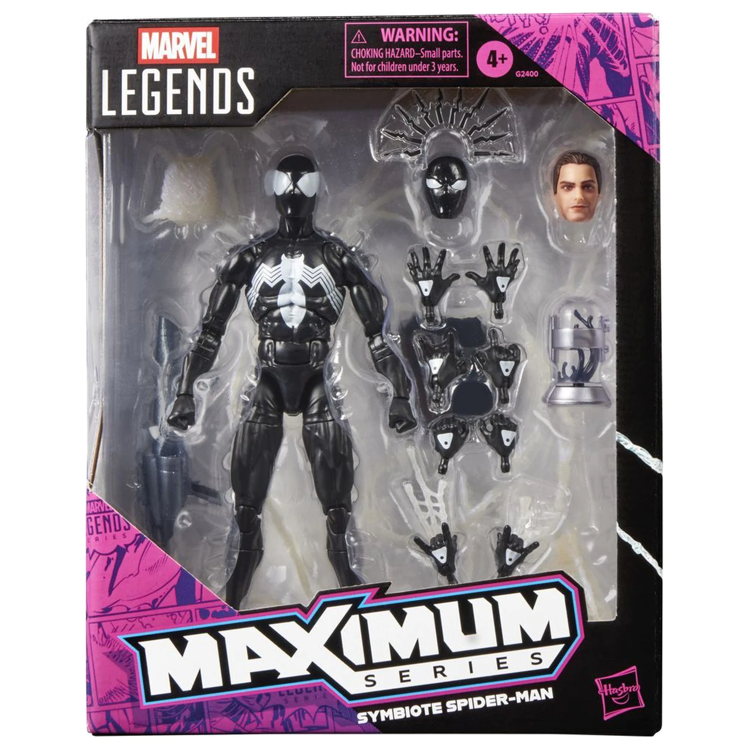Marvel Legends Maximum Series Symbiote Spider-man Marvel Figur 15cm Produktfoto