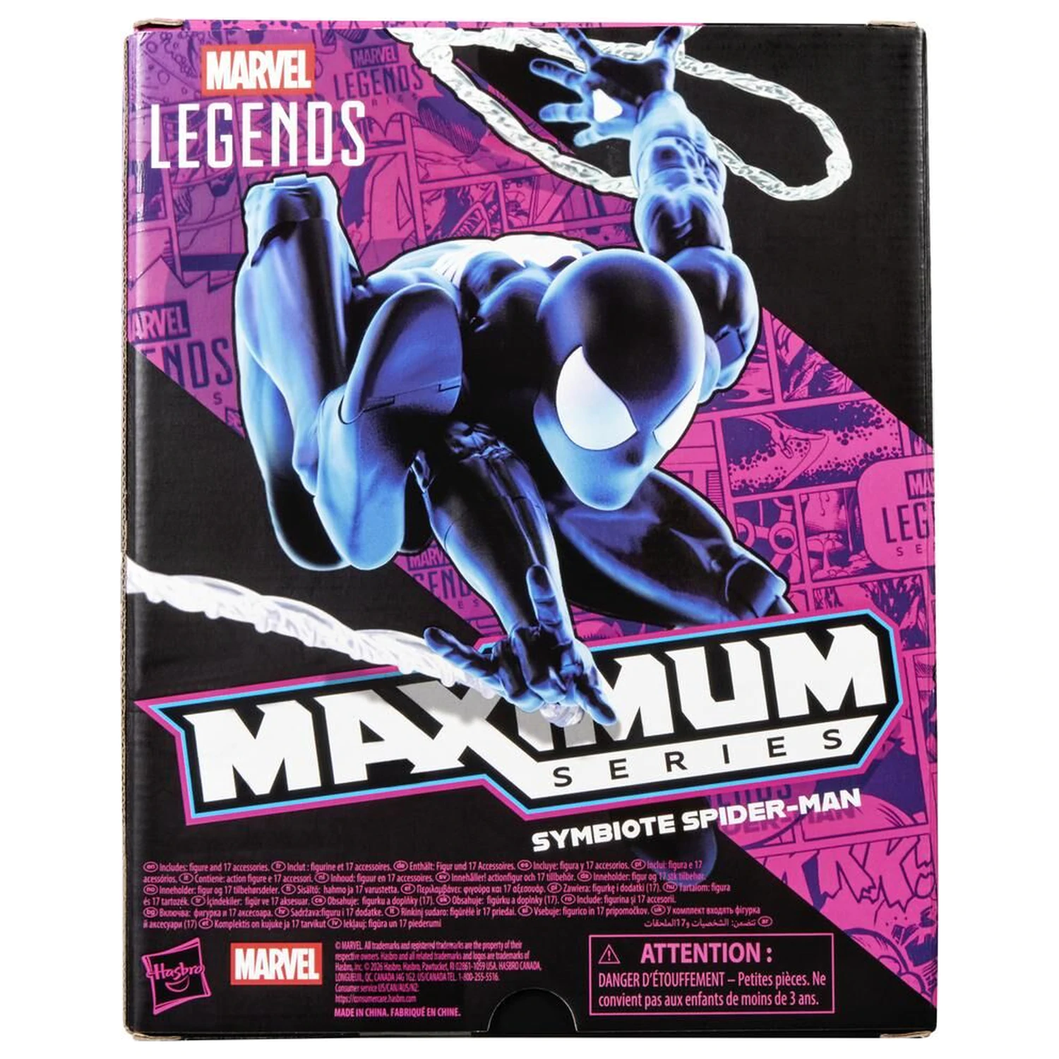 Marvel Legends Maximum Series Symbiote Spider-man Marvel Figur 15cm Produktfoto