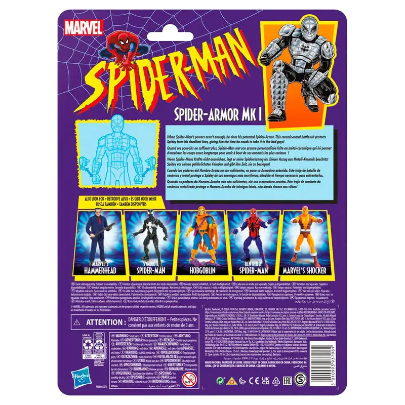 Spider-Man Marvel Legends Series Action Figur 2022 Spider-Armor Mk I 15 cm Produktfoto