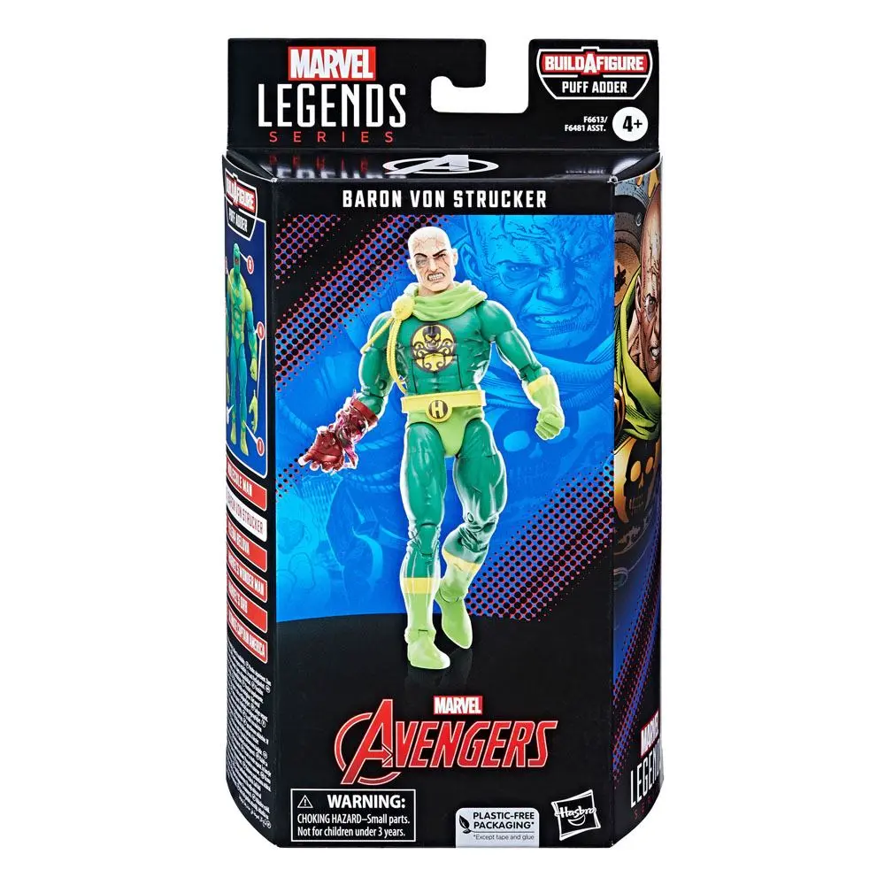 Marvel Legends Actionfigur Puff Adder BAF: Baron von Strucker 15 cm Produktfoto