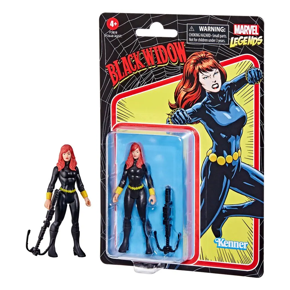Marvel Legends Retro Collection Action Figur 2022 Black Widow 10 cm Produktfoto