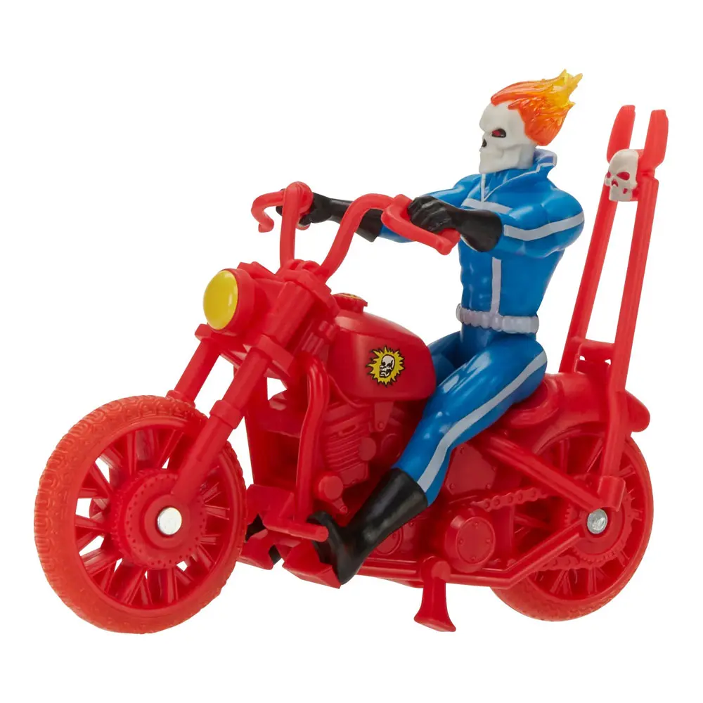 Marvel Legends Retro Collection Actionfigur mit Fahrzeug Ghost Rider 10 cm termékfotó