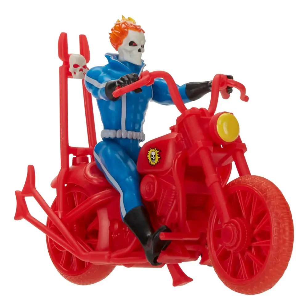 Marvel Legends Retro Collection Actionfigur mit Fahrzeug Ghost Rider 10 cm termékfotó