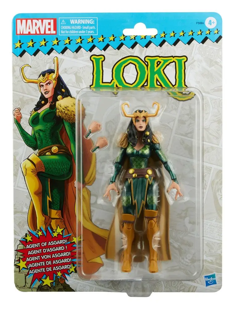 Marvel Legends Retro Collection Series Action Figur 2022 Loki - Agent of Asgard 10 cm Produktfoto