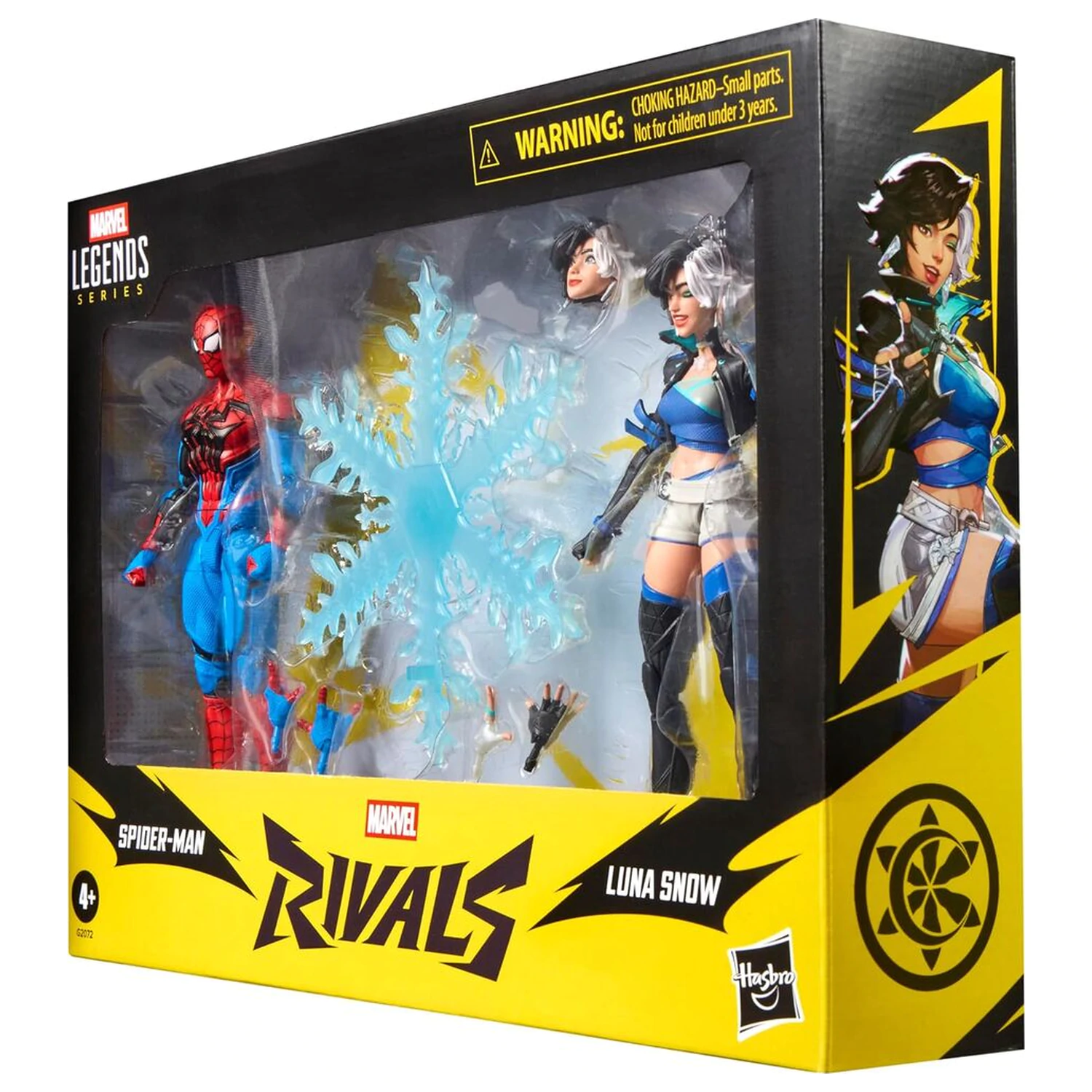 Marvel Legends Rivals Spider-Man & Luna Snow Figur 15 cm Produktfoto
