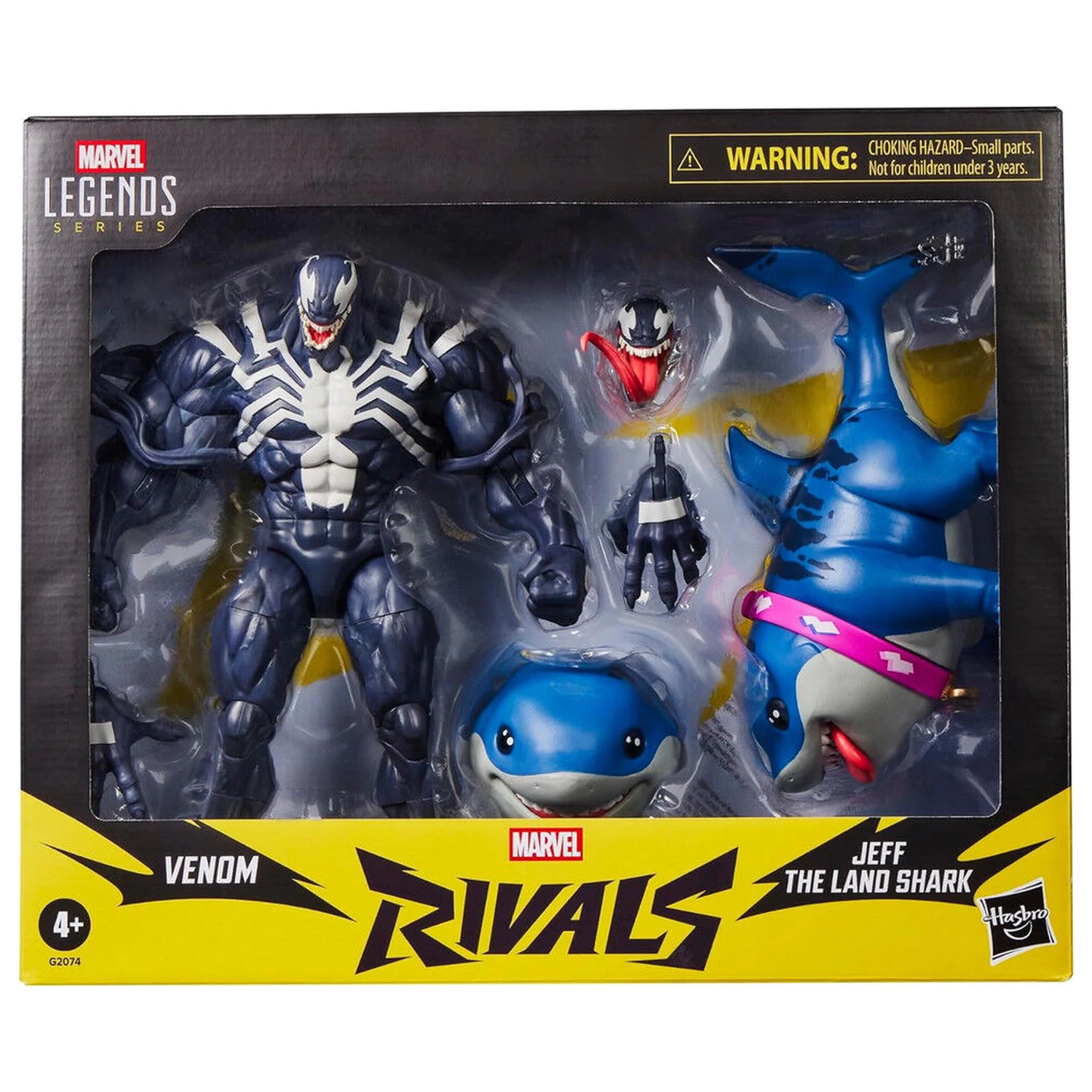 Marvel Legends Rivals Venom & Jeff the Land Shark Figur 15cm Produktfoto