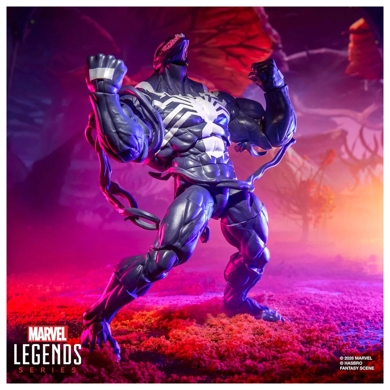 Marvel Legends Rivals Venom & Jeff the Land Shark Figur 15cm Produktfoto