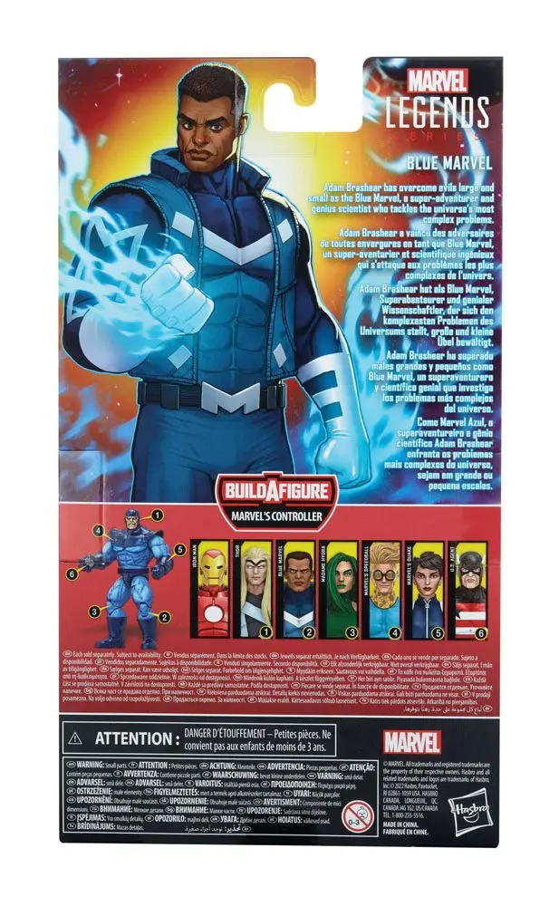 Marvel Legends Series Actionfigur 2022 Marvel's Controller BAF #2: Blue Marvel 15 cm termékfotó