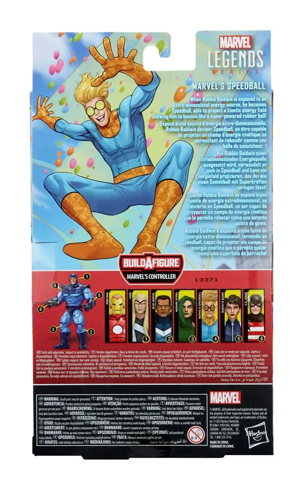 Marvel Legends Series Actionfigur 2022 Marvel's Controller BAF #4: Marvel's Speedball 15 cm Produktfoto