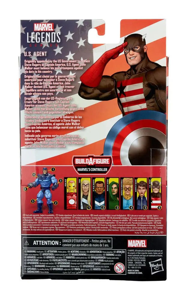 Marvel Legends Series Actionfigur 2022 Marvel's Controller BAF #6: U.S. Agent 15 cm Produktfoto
