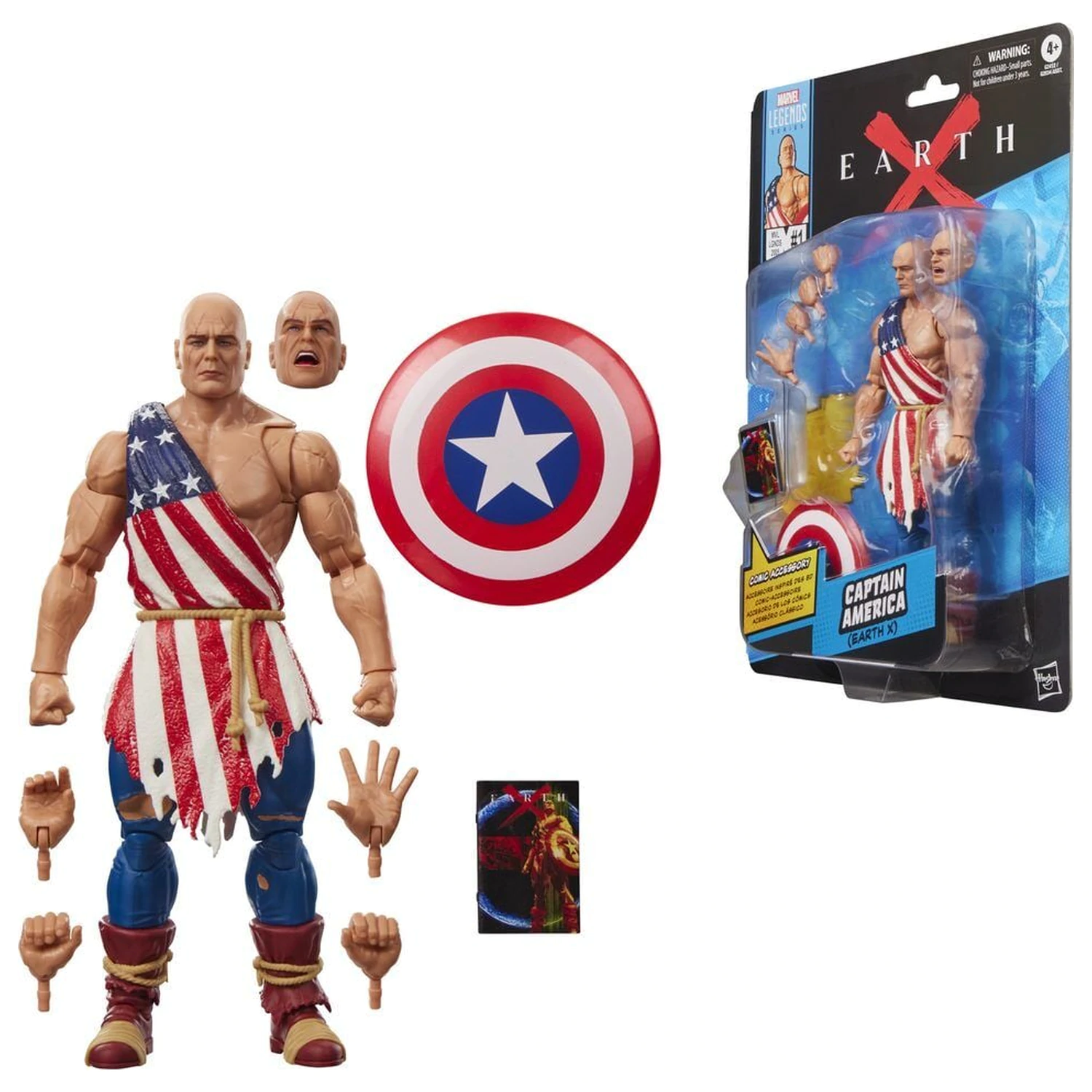 Marvel Legends Series Captain America Earth Figur 15cm Produktfoto