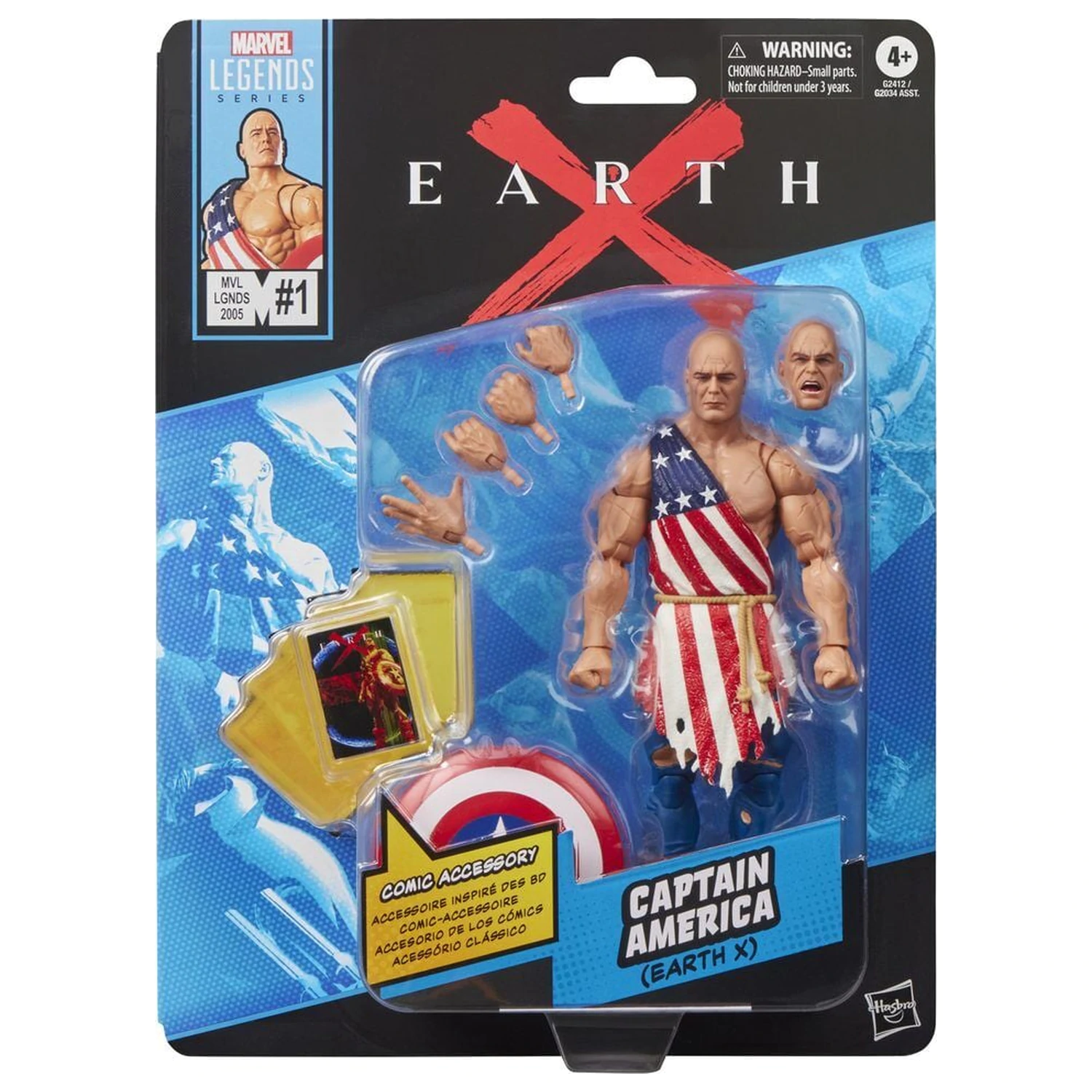 Marvel Legends Series Captain America Earth Figur 15cm Produktfoto