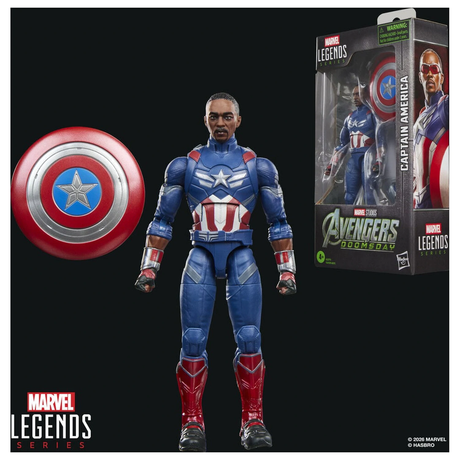 Marvel Legends Series Avengers Doomsday Captain America Figur 15cm Produktfoto