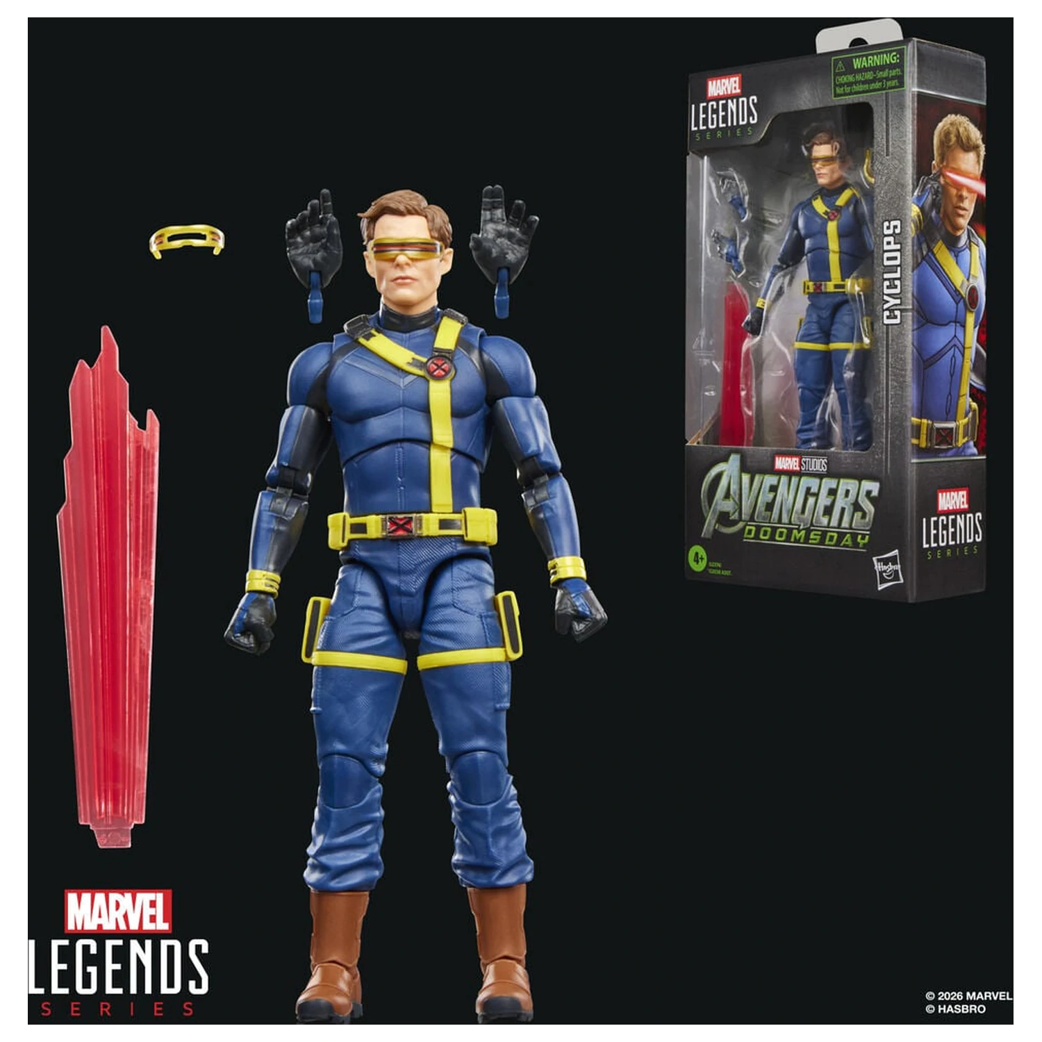 Marvel Legends Series Avengers Doomsday Cyclops Figur 15 cm Produktfoto