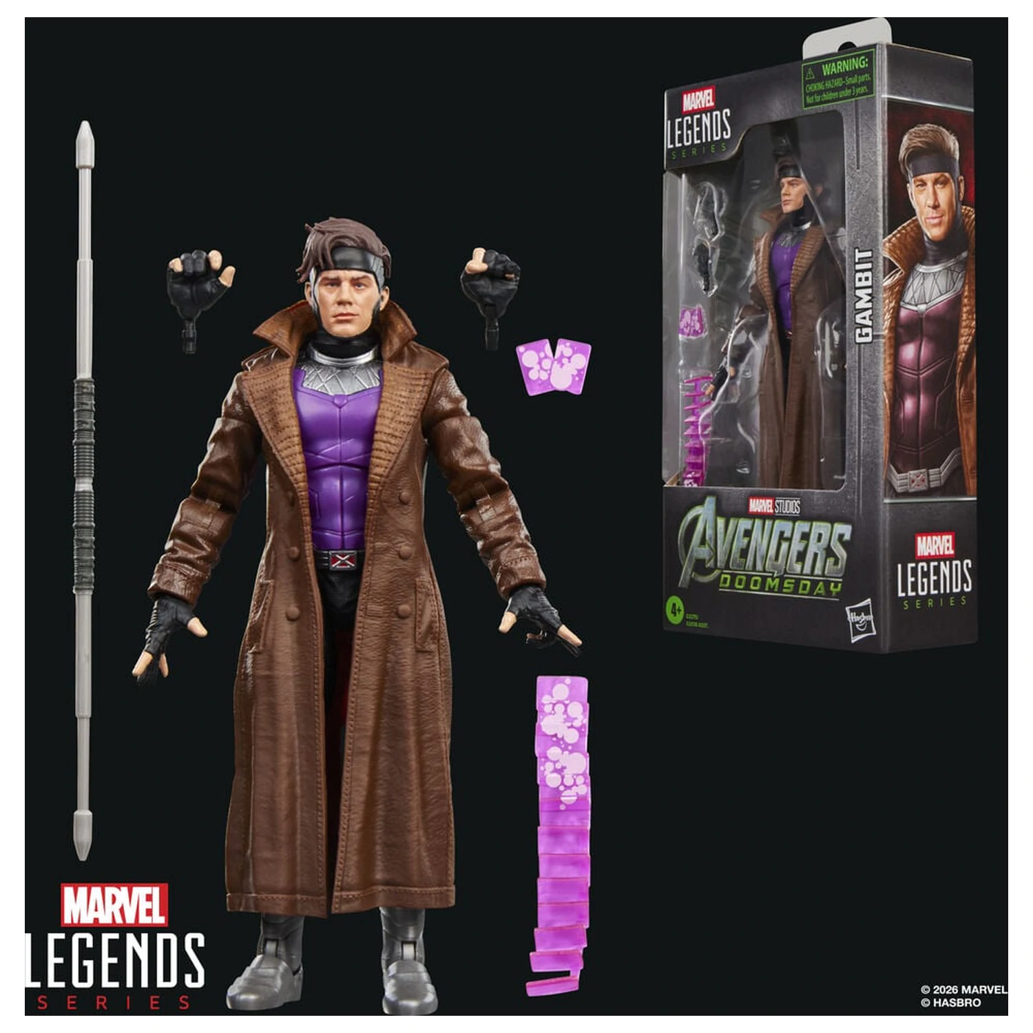 Marvel Legends Series Avengers Doomsday Gambit Figur 15 cm Produktfoto