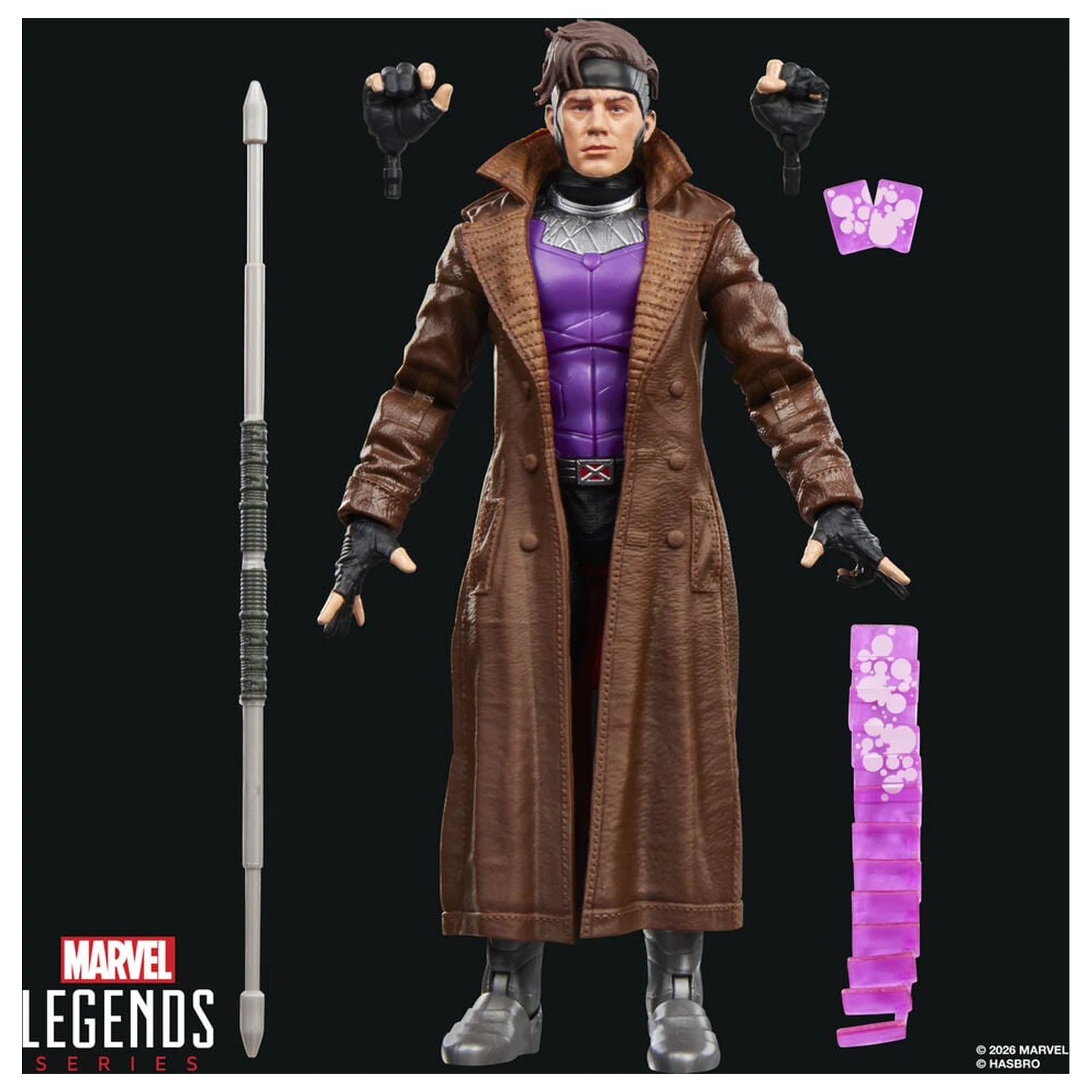 Marvel Legends Series Avengers Doomsday Gambit Figur 15 cm Produktfoto