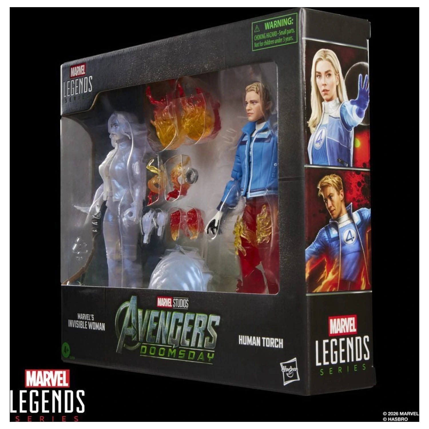 Marvel Legends Series Avengers Doomsday Invisible Woman & Human Torch Pack 2 Figuren 15 Zentimeter Produktfoto