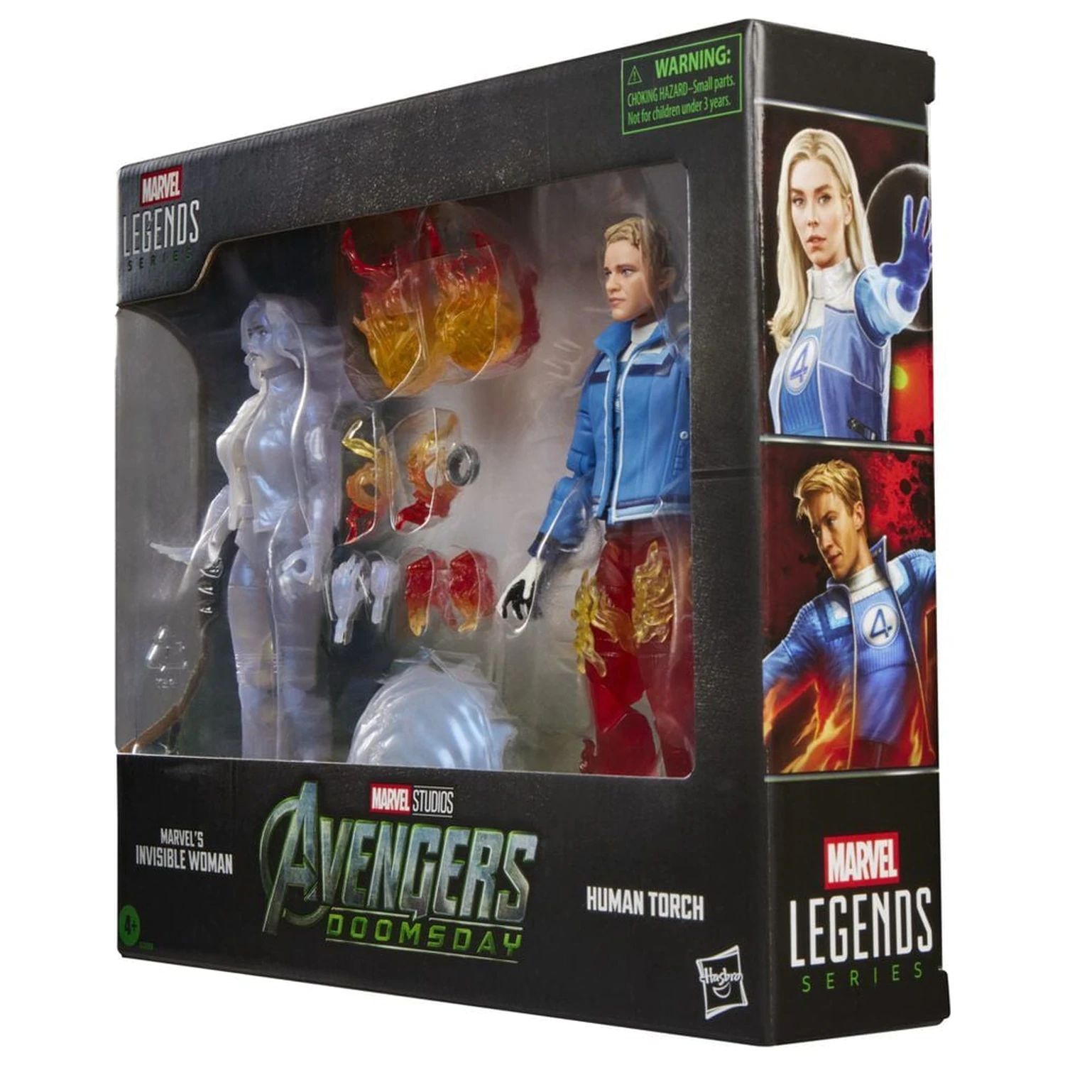 Marvel Legends Series Avengers Doomsday Invisible Woman & Human Torch Pack 2 Figuren 15 Zentimeter Produktfoto