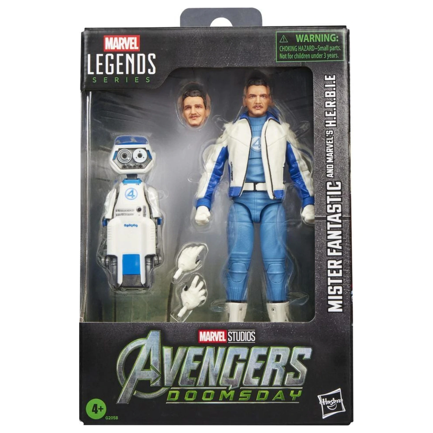 Marvel Legends Series Avengers Doomsday Mister Fantastic and Marvels H.E.R.B.I.E. Figur 15 Zentimeter Produktfoto