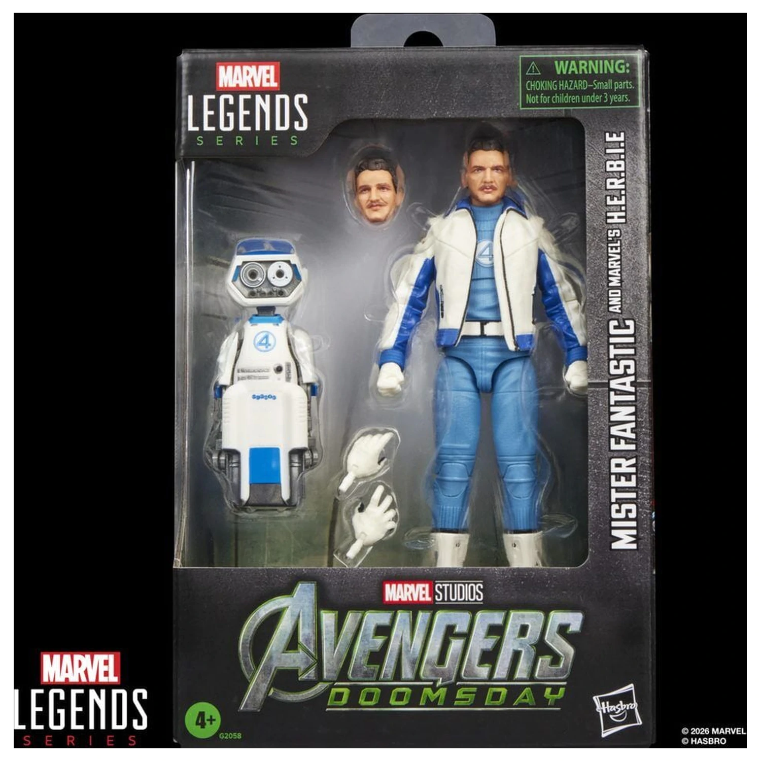 Marvel Legends Series Avengers Doomsday Mister Fantastic and Marvels H.E.R.B.I.E. Figur 15 Zentimeter Produktfoto