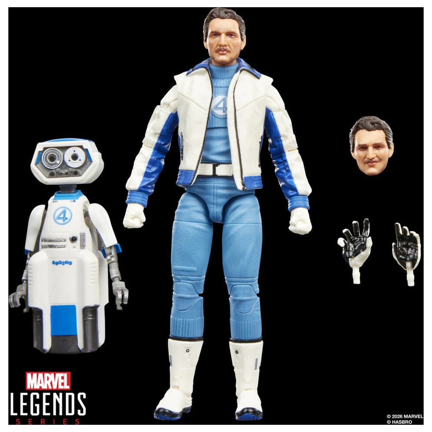 Marvel Legends Series Avengers Doomsday Mister Fantastic and Marvels H.E.R.B.I.E. Figur 15 Zentimeter Produktfoto