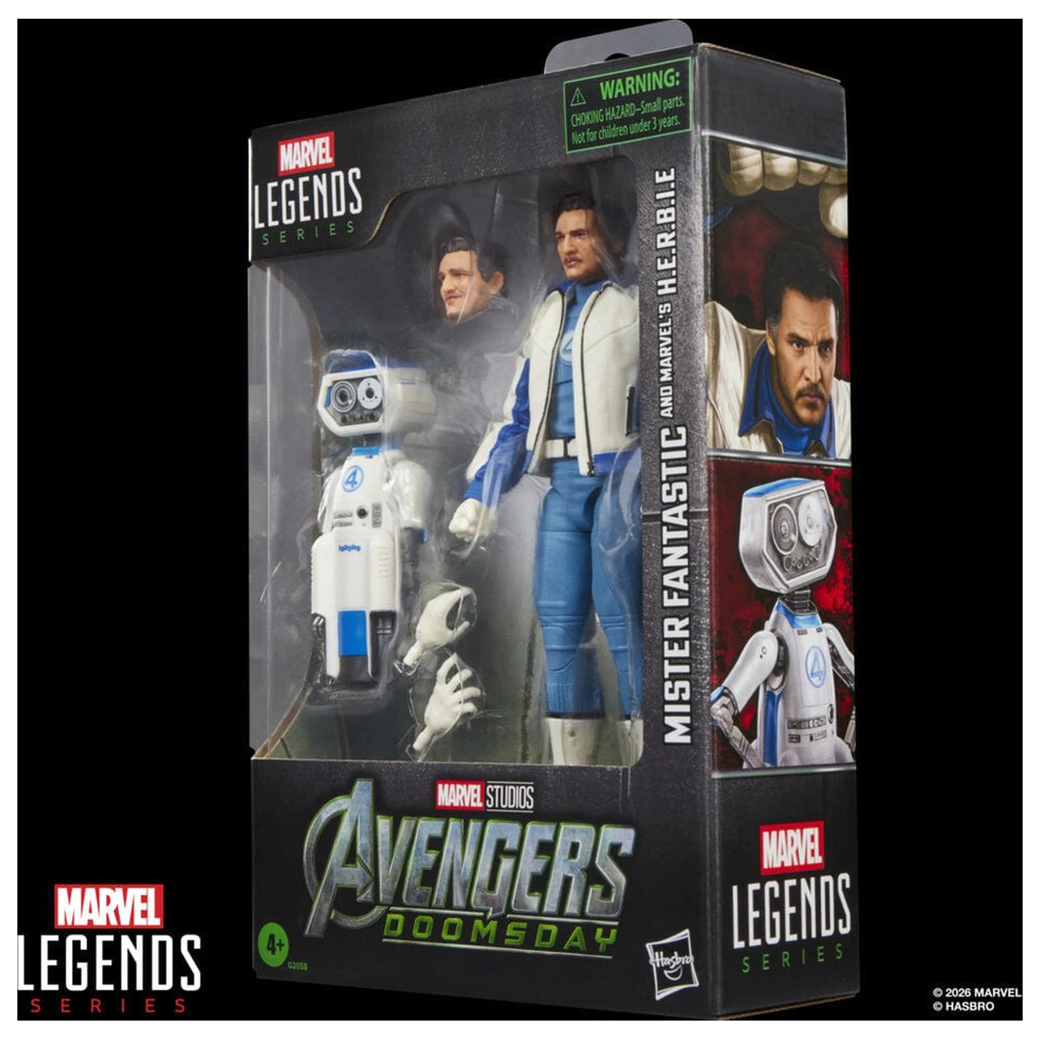 Marvel Legends Series Avengers Doomsday Mister Fantastic and Marvels H.E.R.B.I.E. Figur 15 Zentimeter Produktfoto