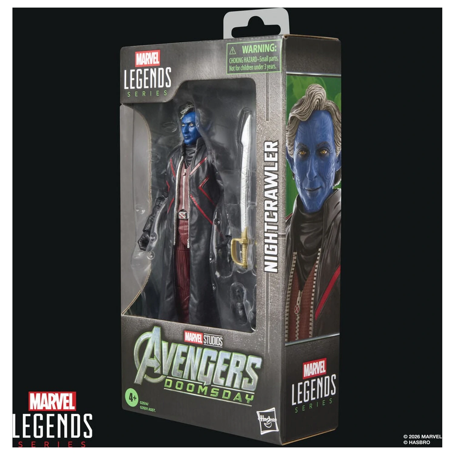 Marvel Legends Series Avengers Doomsday Nightcrawler Figur 15 Zentimeter Produktfoto