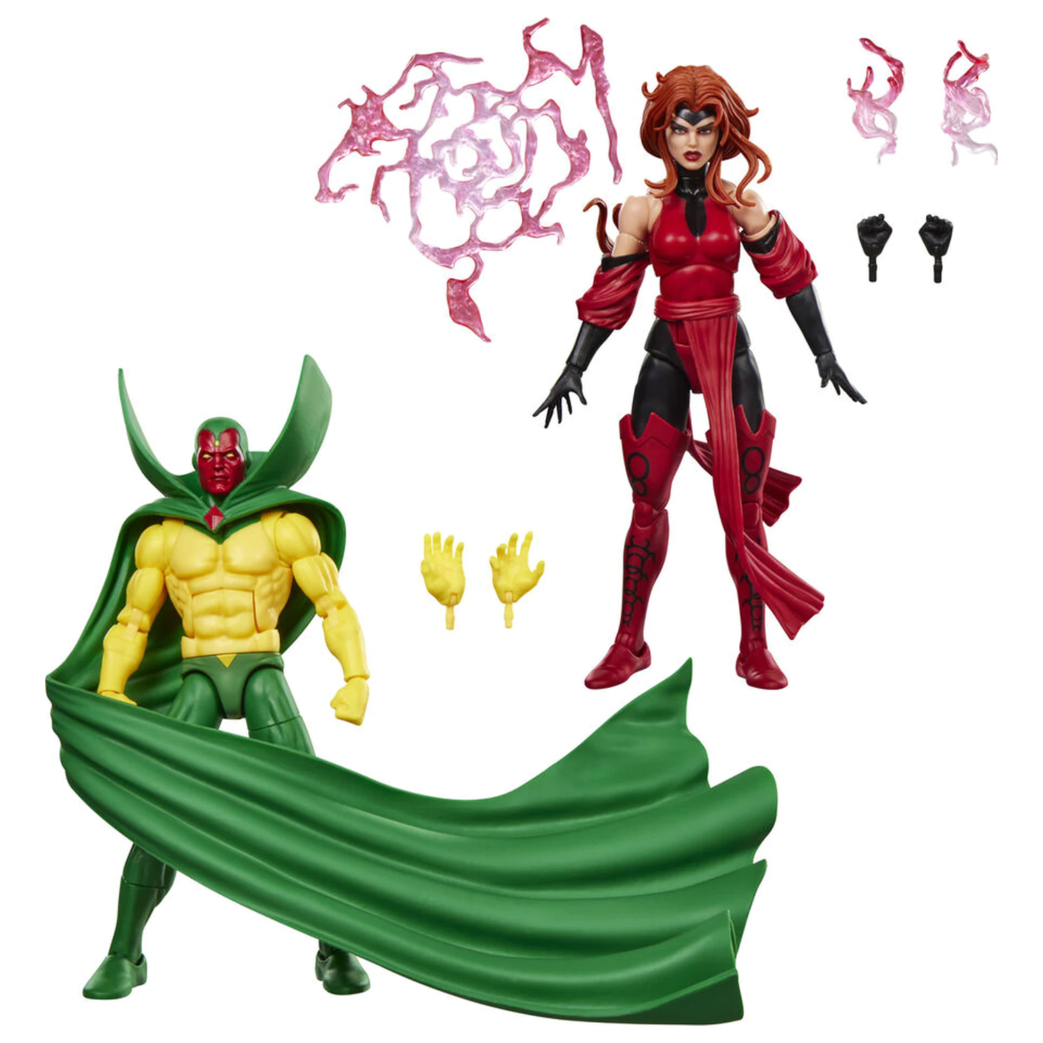 Marvel Legends Series Avengers Earts Mightiest Heroes Vision und Scarlet Witch 2er-Pack 2 Figuren 15cm Produktfoto