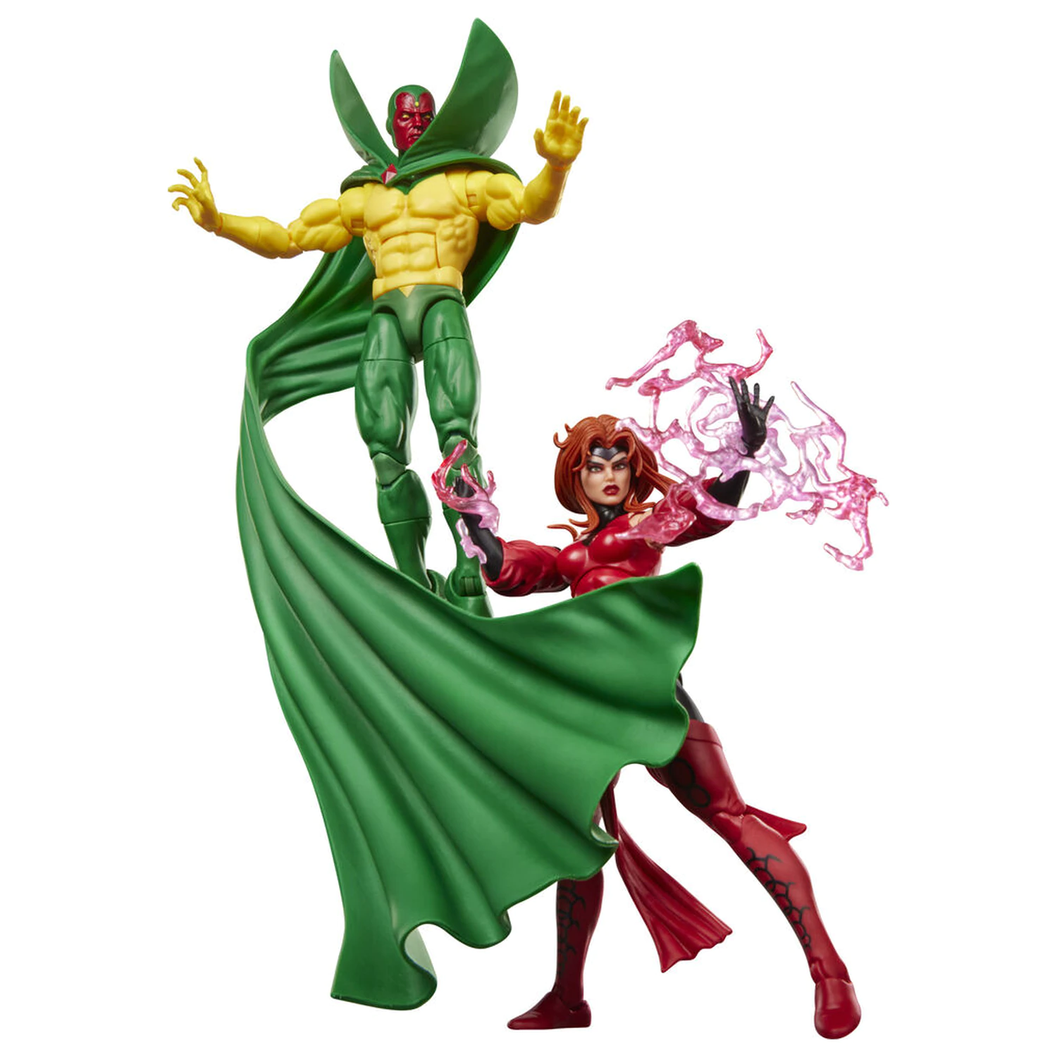 Marvel Legends Series Avengers Earts Mightiest Heroes Vision und Scarlet Witch 2er-Pack 2 Figuren 15cm Produktfoto