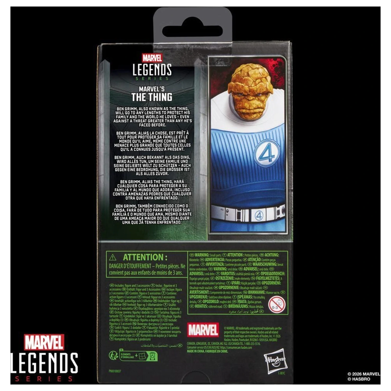 Marvel Legends Series Avengers Doomsday The Thing Figur 15 cm Produktfoto