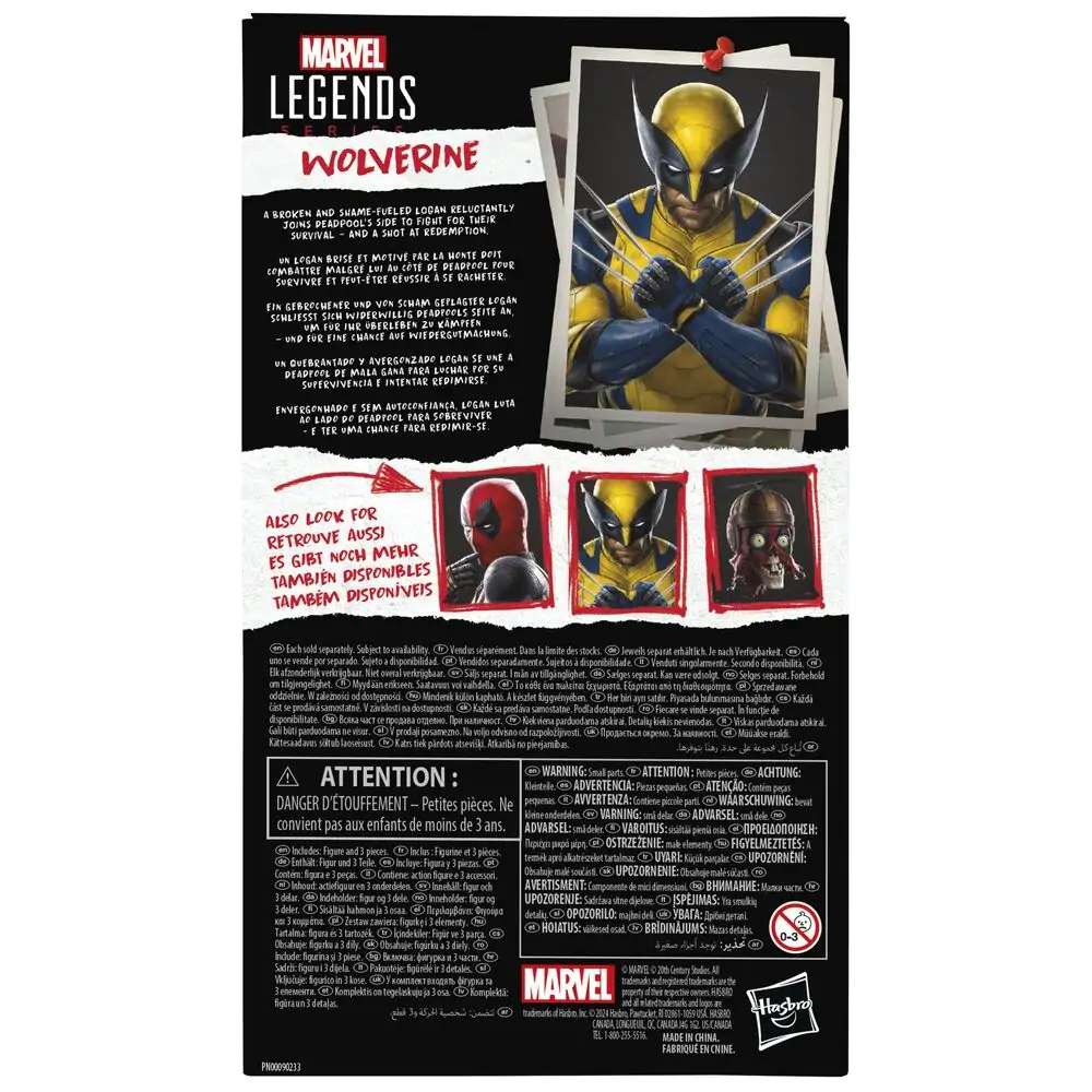 Marvel Legends Series Deadpool & Wolverine - Wolverine Figur 15cm Produktfoto