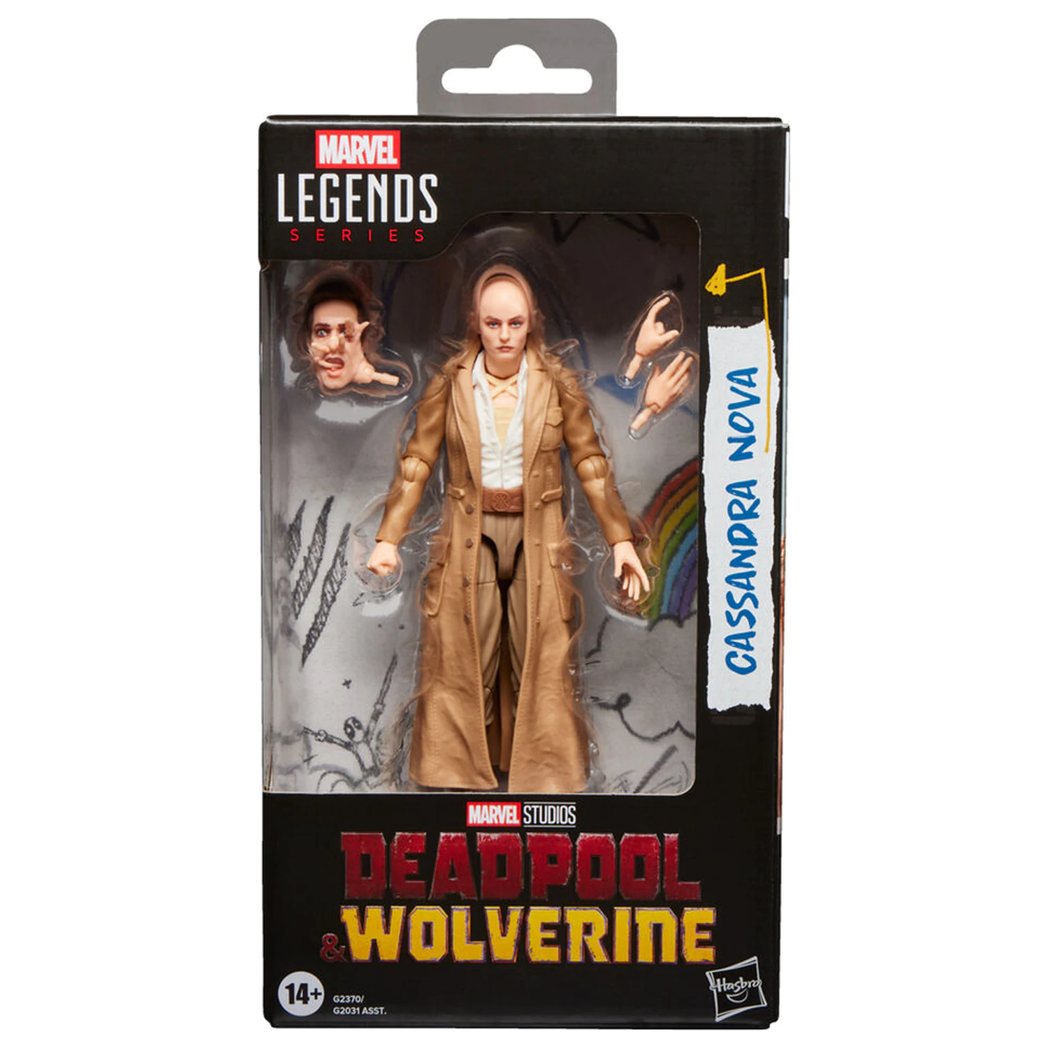 Marvel Legends Series Deadpool & Wolverine Cassandra Nova Figur 15 cm Produktfoto