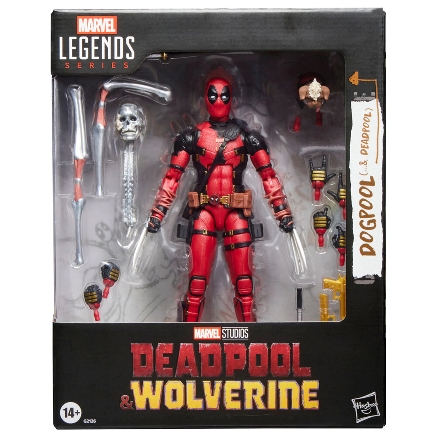 Marvel Legends Series Deadpool & Wolverine Dogpool & Deadpool Figur 15cm Produktfoto
