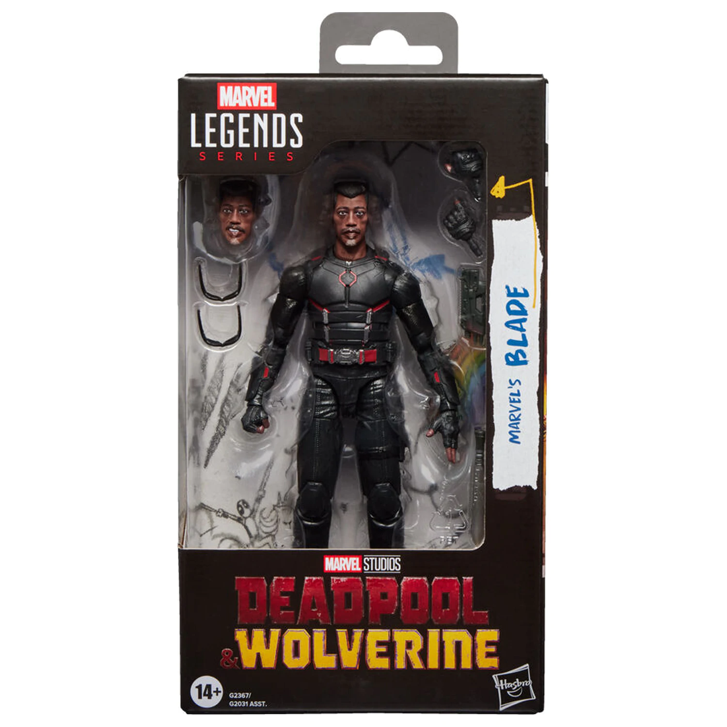 Marvel Legends Serie Deadpool & Wolverine Marvel's Blade Figur 15 cm Produktfoto